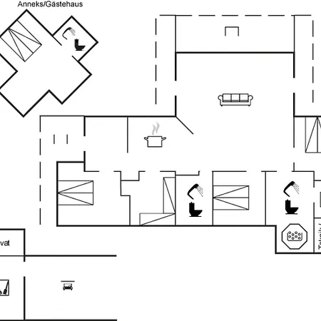 Hébergement de vacances Stillfrieda - 12km From The Sea By Interhome Oksbøl
